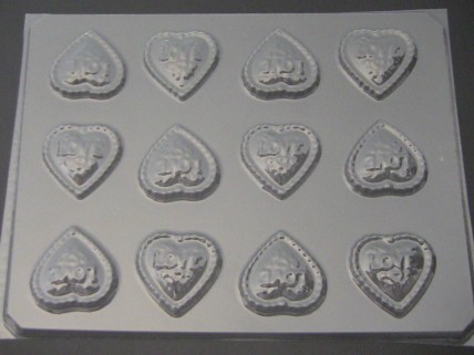 909 Conversation Hearts Chocolate Candy Mold